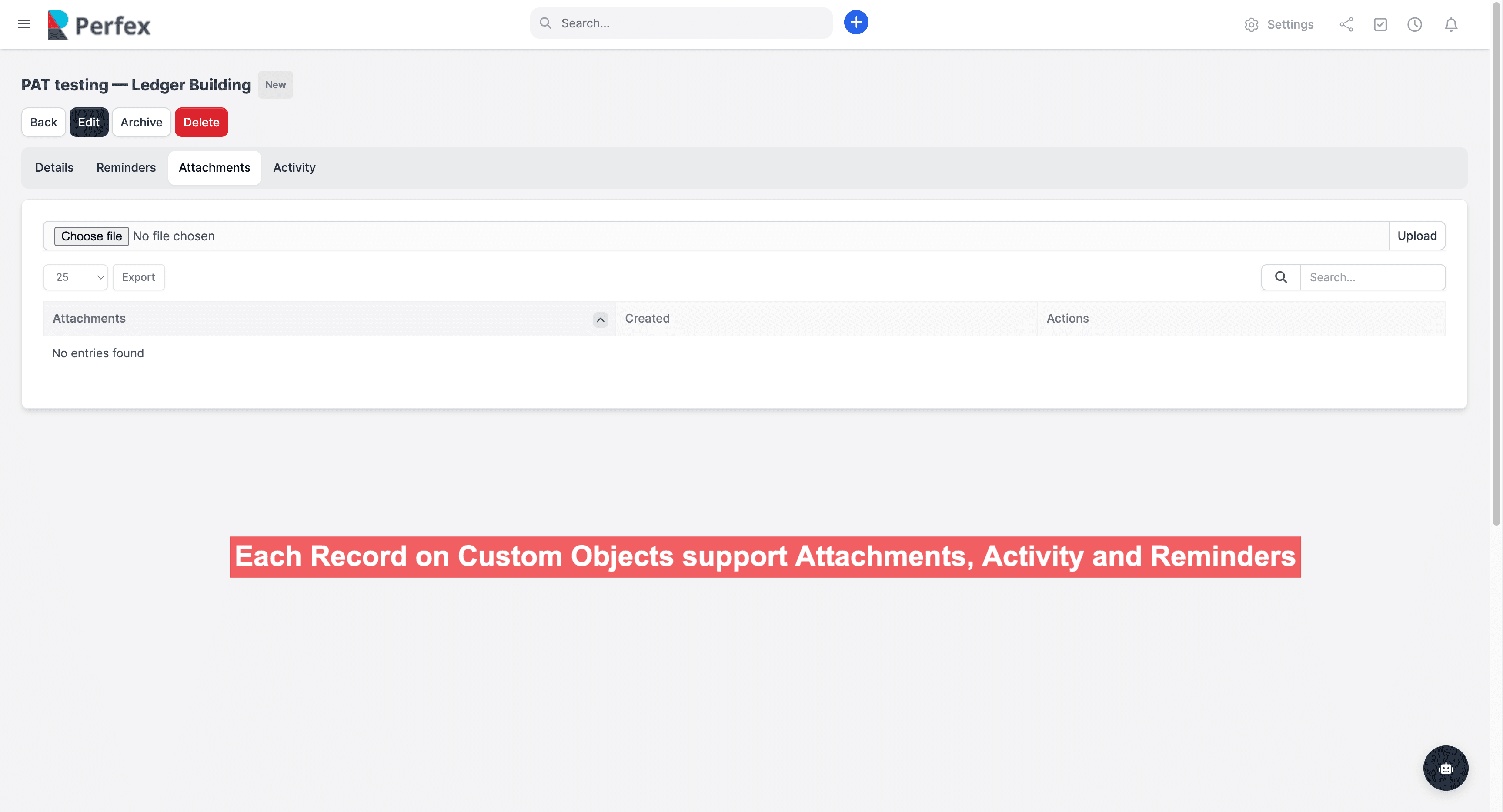 Custom Objects Module for Perfex CRM screenshot 3