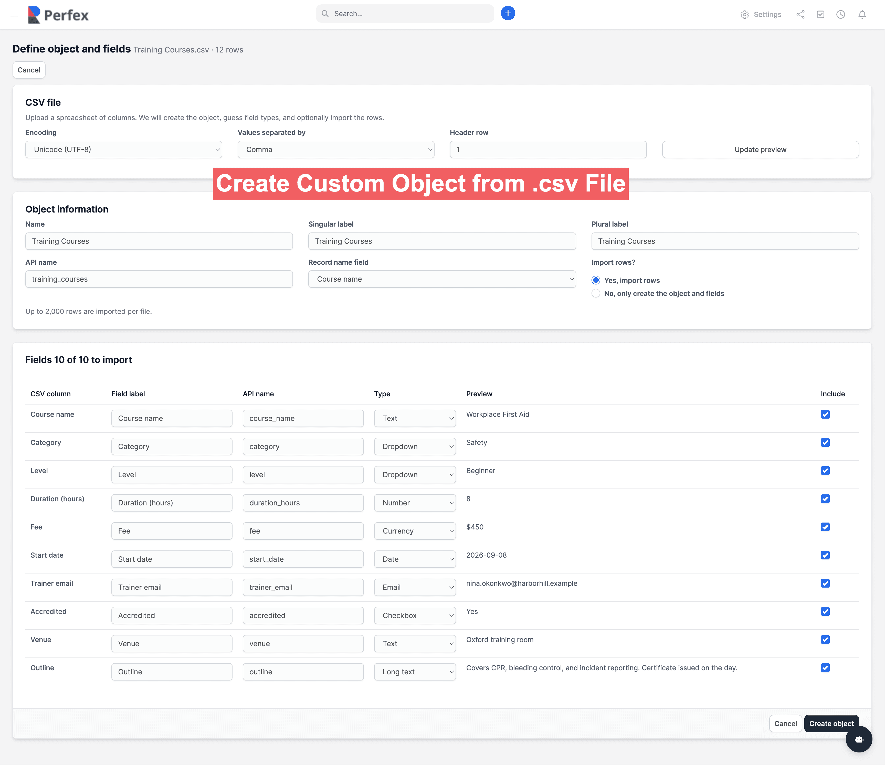 Custom Objects Module for Perfex CRM screenshot 4