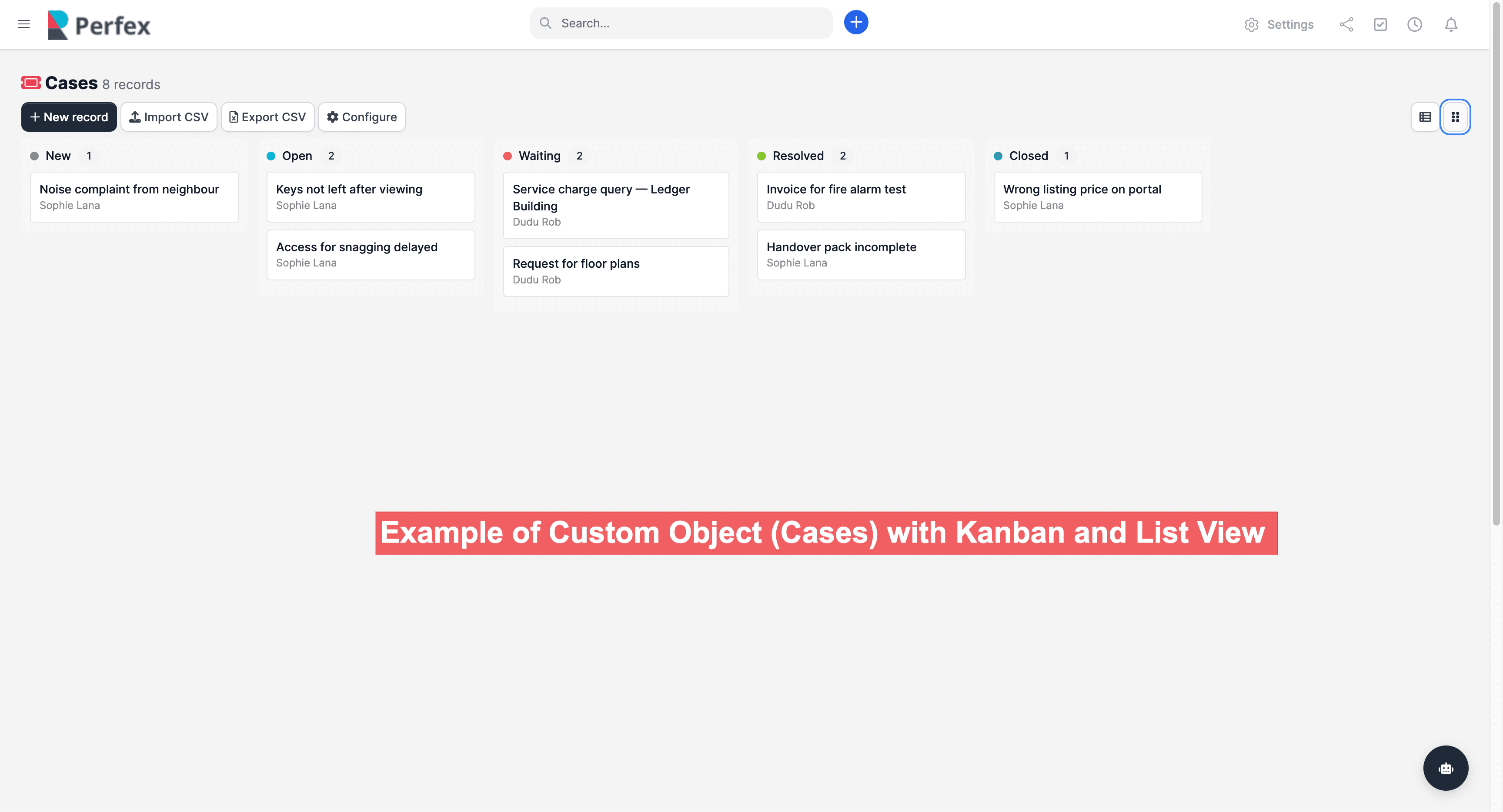Custom Objects Module for Perfex CRM screenshot 2