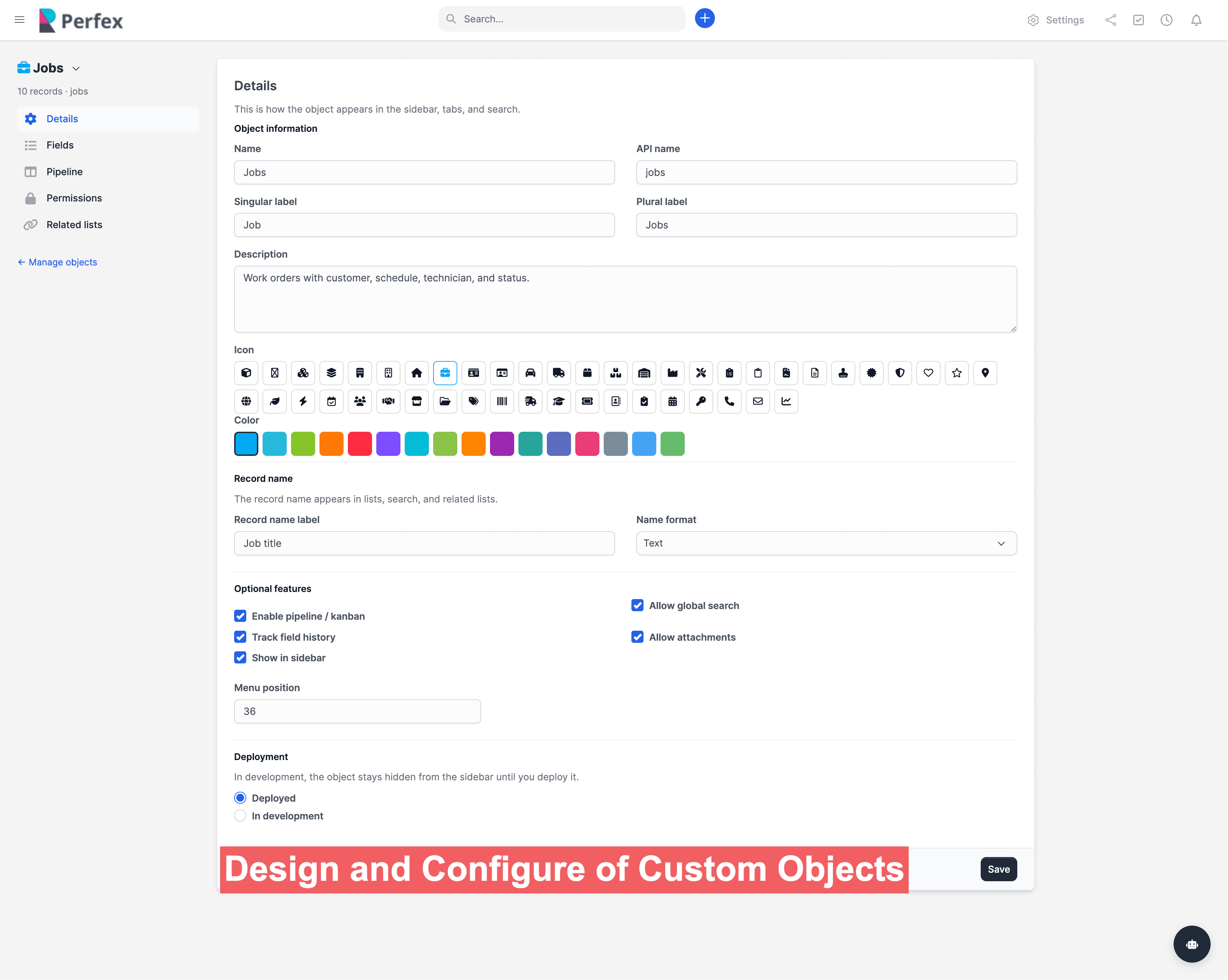 Custom Objects Module for Perfex CRM screenshot 10