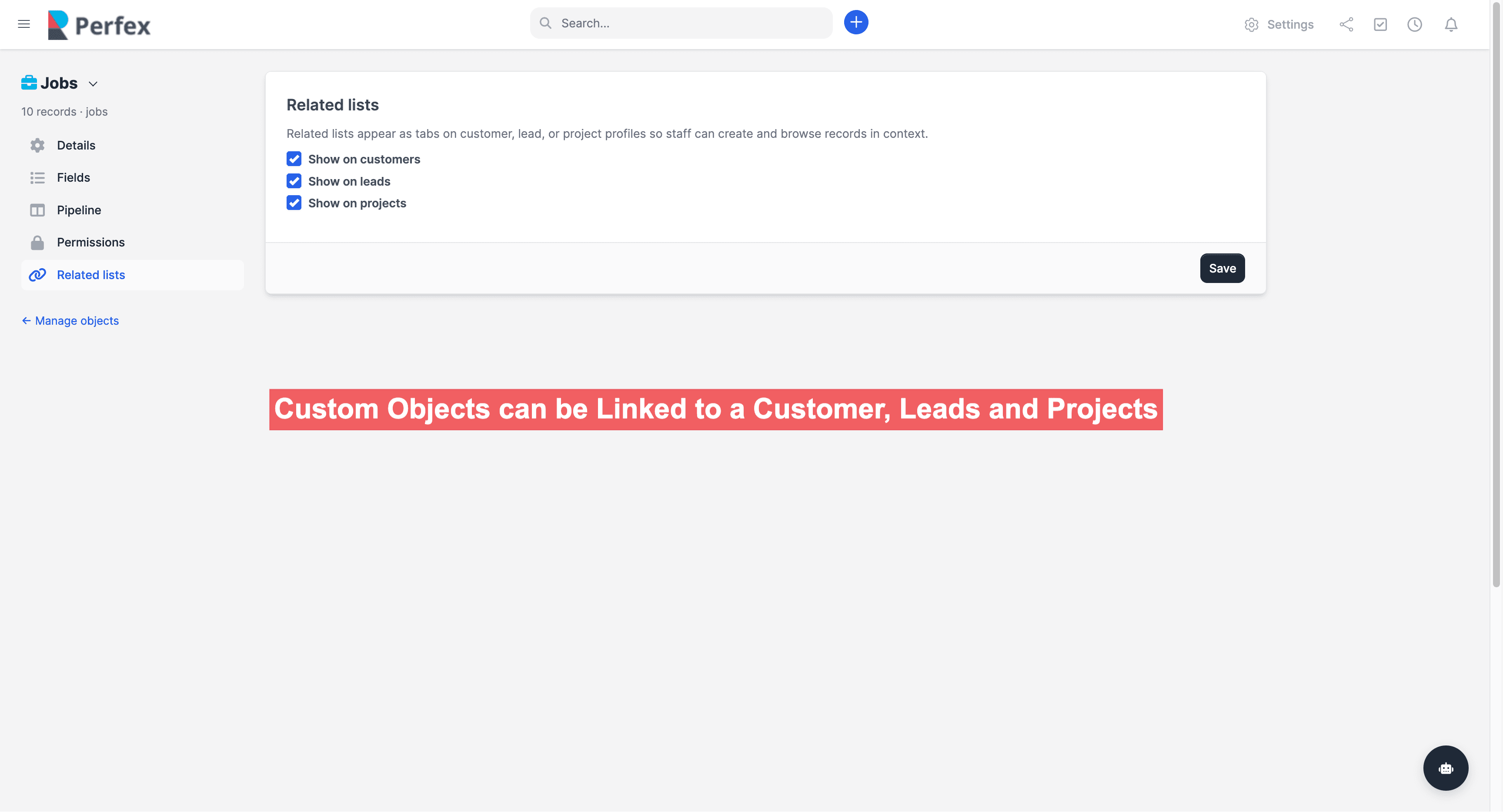 Custom Objects Module for Perfex CRM screenshot 21