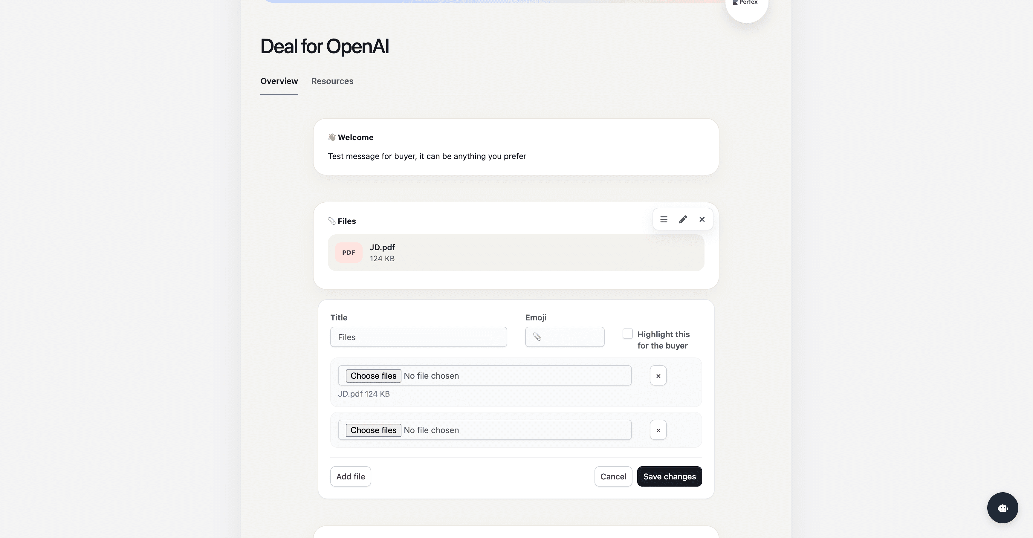 Deal Rooms Module for Perfex CRM screenshot 7