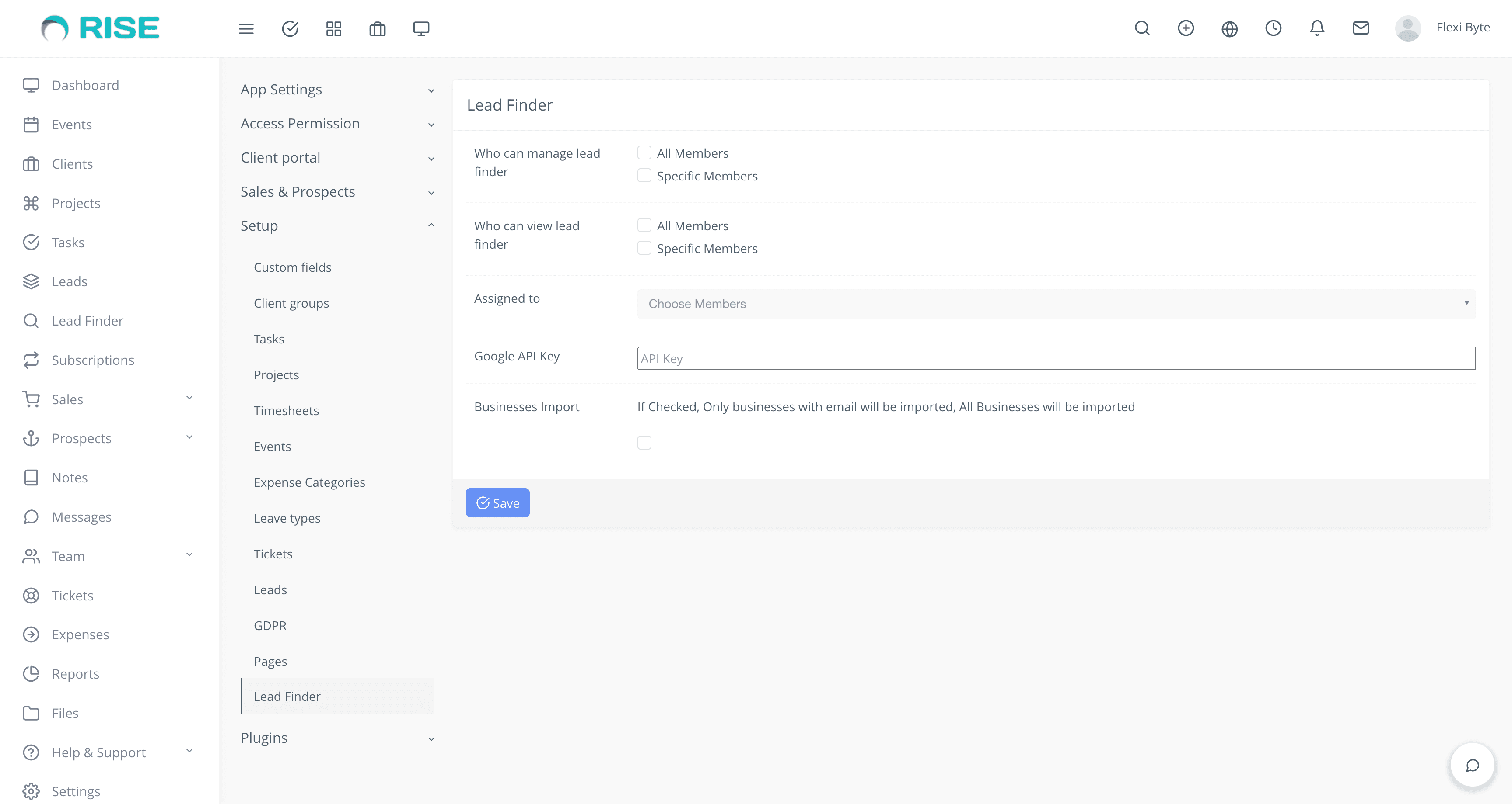 Google Lead Finder for RISE CRM screenshot 2