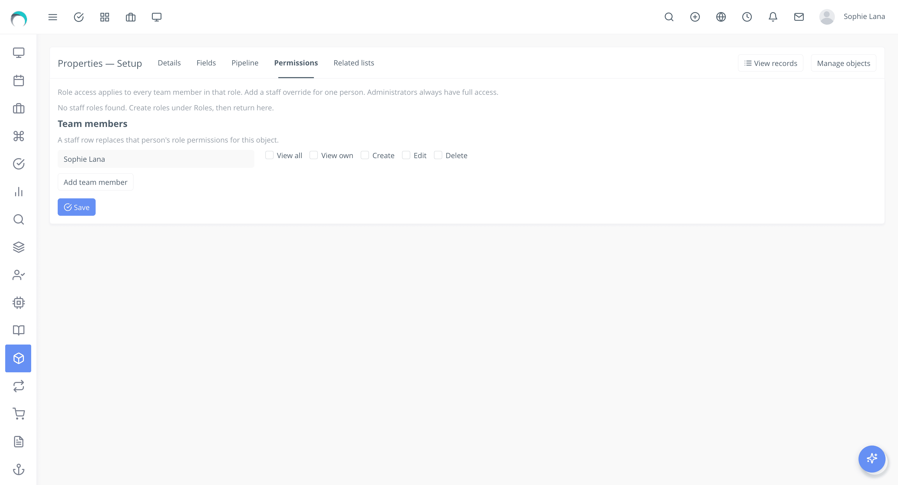 Custom Objects Module for RISE CRM screenshot 9